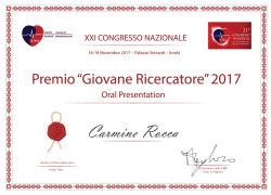 Carmine Rocca Oral Presentation Primo Premio Sirc Xxi Congresso